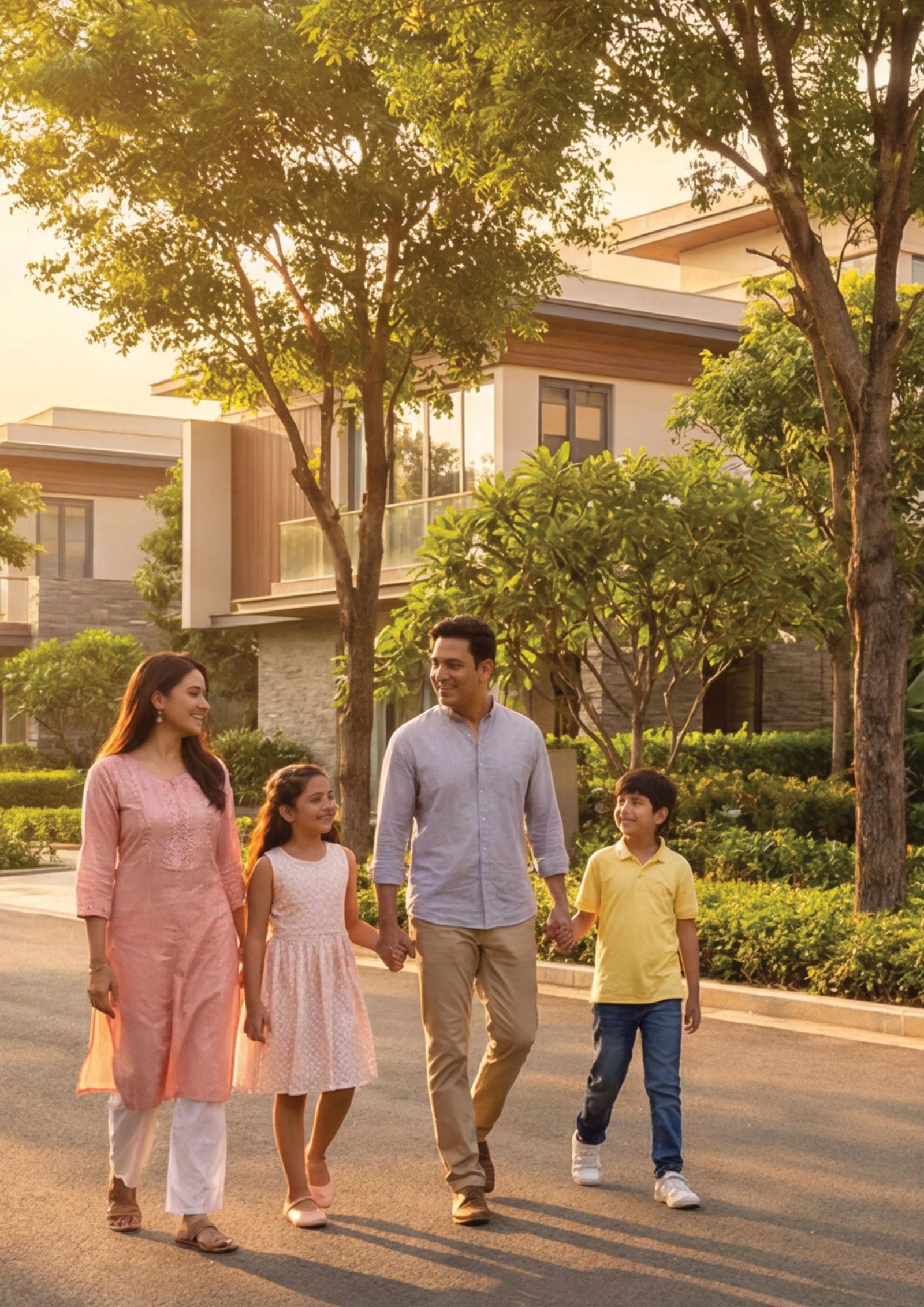 Family at Vinayak Dwarika Township